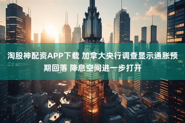 淘股神配资APP下载 加拿大央行调查显示通胀预期回落 降息空间进一步打开